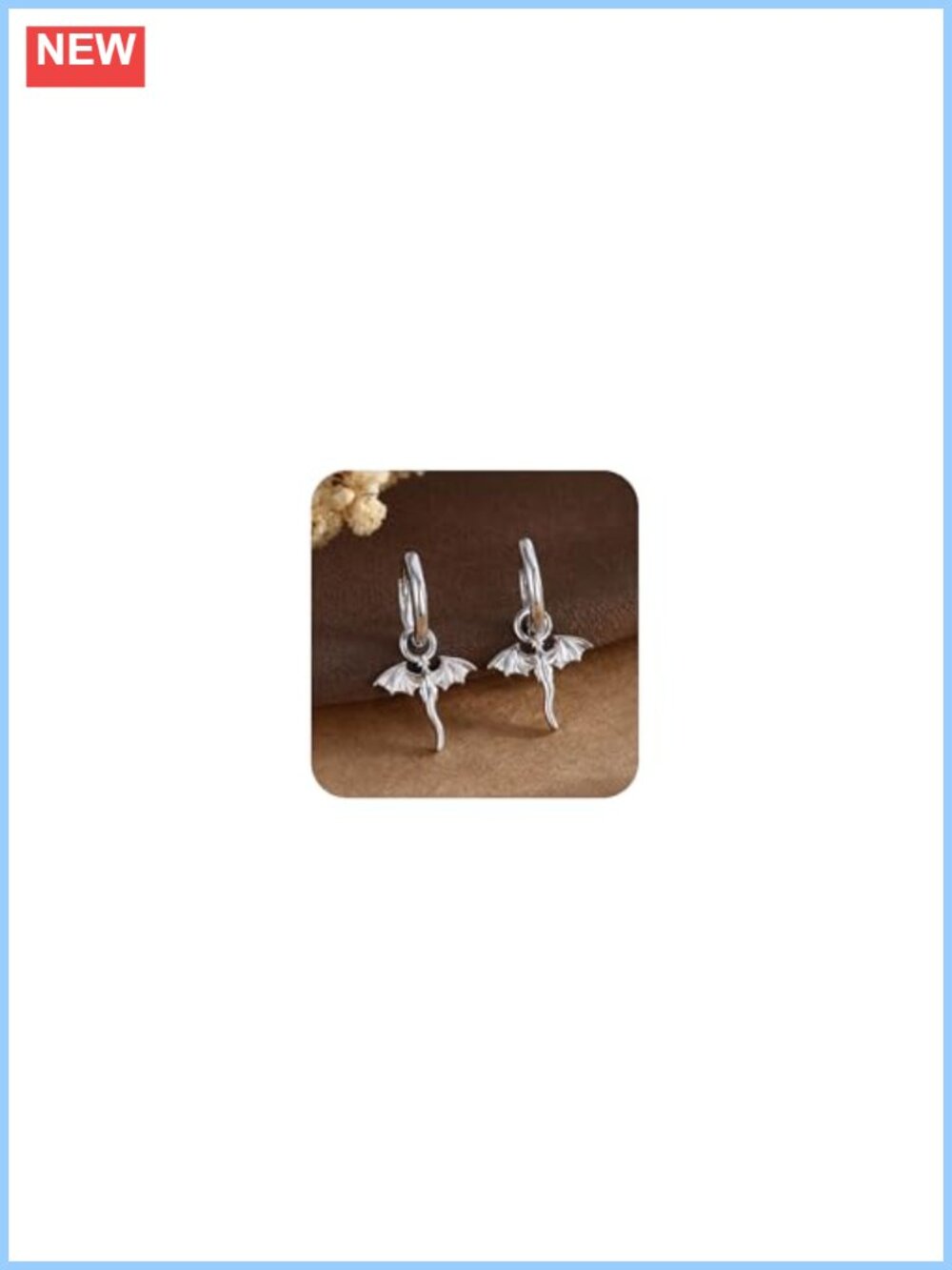 Tiny Dragon Huggie Hoop Earrings 316L Surgical Steel 18k Gold Plated Women
